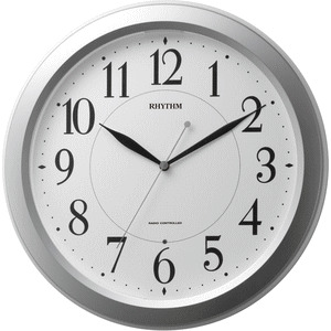 【送料無料】リズム時計 RHYTHM電波掛時計 ピュアライトM26 4MYA26SR19