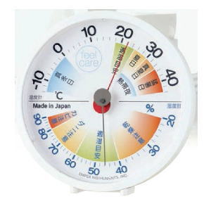 EMPEX エンペックス 生活管理温・湿度計 置き掛け兼用 TM-2471