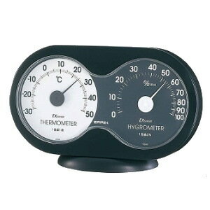 EMPEX エンペックス アキュート温・湿度計 ブラック TM-2782