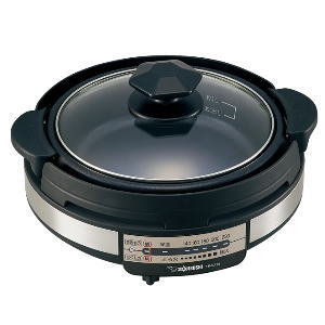 【送料無料】象印マホービン グリルなべ あじまる 1枚プレート EP-SA10 BA ブラック