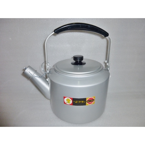 【送料無料】前川金属工業所　宝こづち印　シルバーハイケットル　8L　[キャップ付]