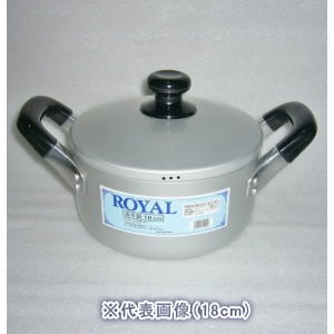 前川金属工業所　ロイヤル両手鍋　22ｃｍ