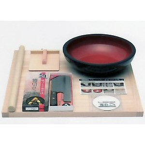 【送料無料】メーカー欠品中 次回7月中旬入荷予定です 豊稔企販 普及型麺打セット そば打ちセット A-1200 麺打入門DVD付 6点セット