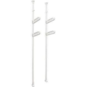 【送料無料】平安伸銅工業　突ぱり室内2段竿受け　TMH-62