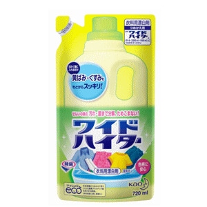 花王　衣料用漂白剤　ワイドハイター　【詰め替え用】　720ml×15個[ケース販売]