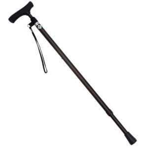 細型ネック伸縮ステッキ ブラウン NS87-01 アークランズ