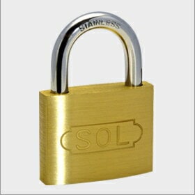 SOL HARD ソールハード 南京錠 No.2500 ステンロック 45mm