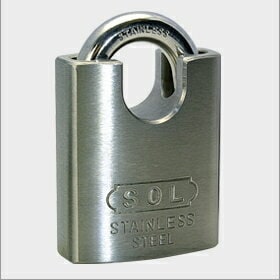 【送料無料】SOL HARD ソールハード 南京錠 No.8500 パーフェクトロック 同一鍵 50mm