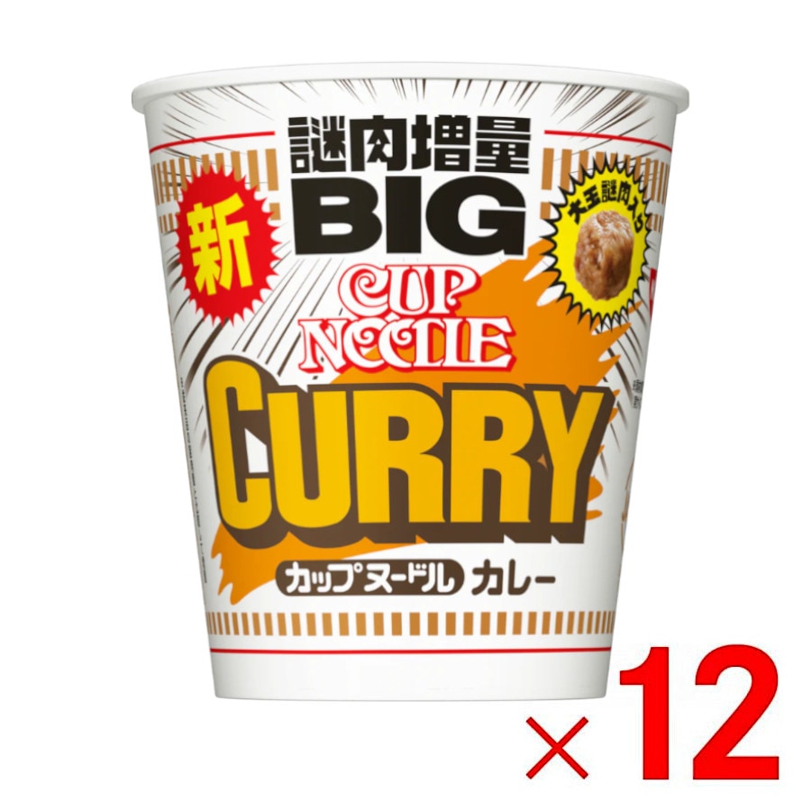 6箱まで1個口 日清カップヌードル カレービッグ×12個 ［ケース販売