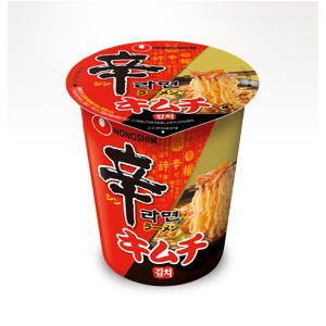 6箱まで1個口 農心 辛ラーメン キムチ カップ×12個 ［ケース販売］