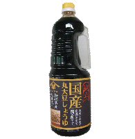 【送料無料】2ケースまで1個口　ヤマサキ純正国産丸大豆しょうゆ1.8Lペット×6本[ケース販売]