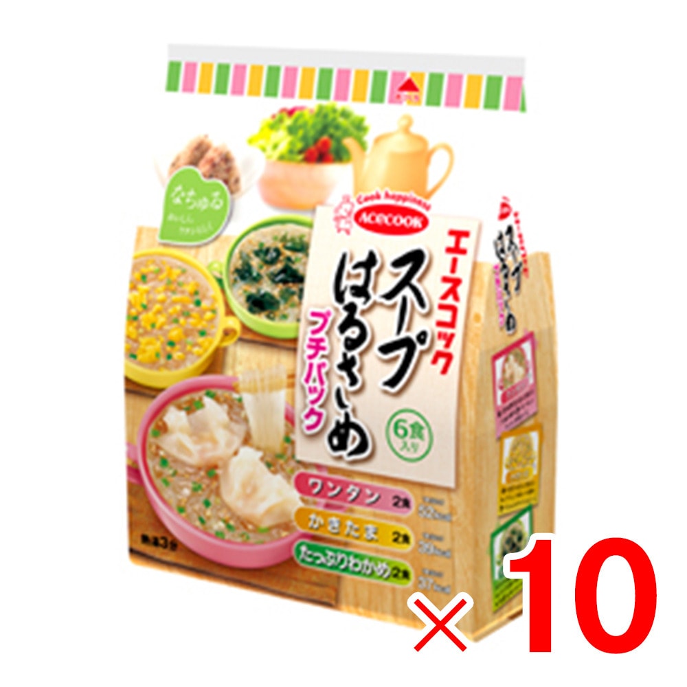 6食入×10個　エースコック　[送料無料対象外]　スープはるさめプチパック　［ケース販売］　食品・飲料,料理のもと・レトルト,スープ　アークランズオンライン