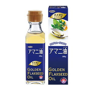 【送料無料】ニップン アマニ油 100g 瓶×6本 亜麻仁油 ［ボール販売］