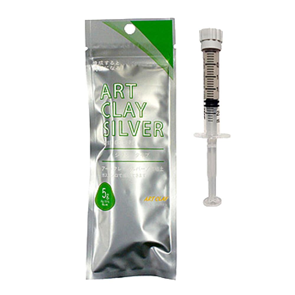 アートクレイシルバー シリンジタイプ 5g A-0278