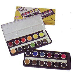 【送料無料】ホルベイン 透明ケーキカラー 24色セット