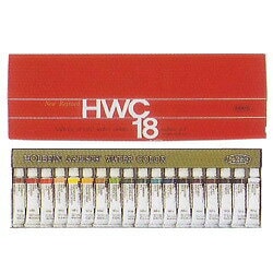 【送料無料】ホルベイン 透明水彩絵具  2号チューブ 5ml 18色セット