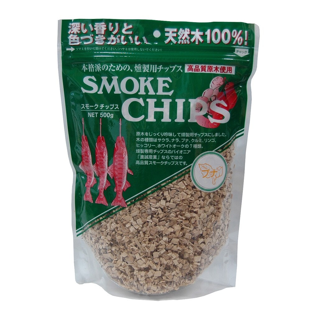 30袋まで1個口 進誠産業 スモークチップ ブナ