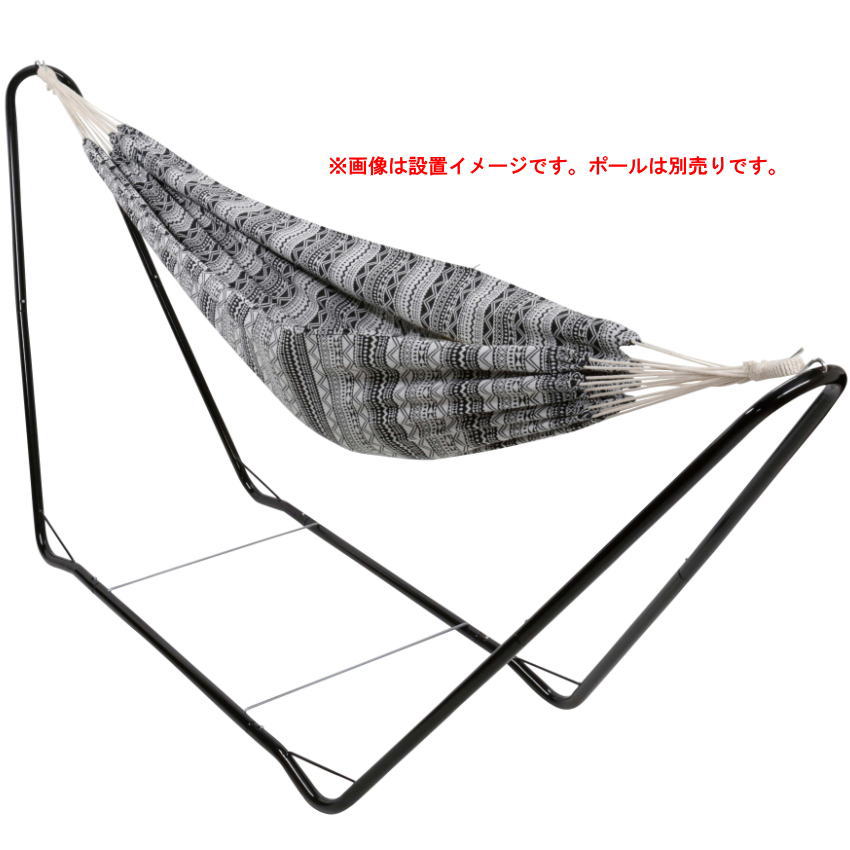 【送料無料】CAPTAIN STAG キャプテンスタッグ CSブラックラベル ハンモック ジオメトリック UD-2018