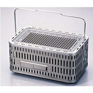 【送料無料】グリーンライフ 団・炭 角型卓上シチリン SC-392