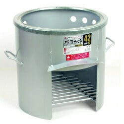 送料無料】1台で1個口 極厚かまど38型煙突取付式 鍋受けリング付 OS