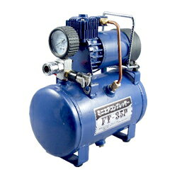 【送料無料】大自工業 メルテック ミニエアーコンプレッサー オイルレス方式・タンク付 DC12V FT-35P
