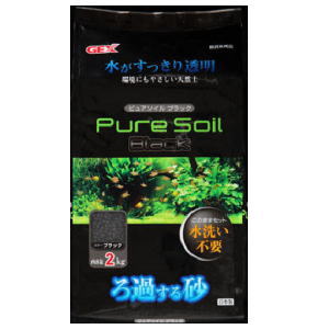 ジェックス GEX ピュアソイル ブラック 2ｋｇ