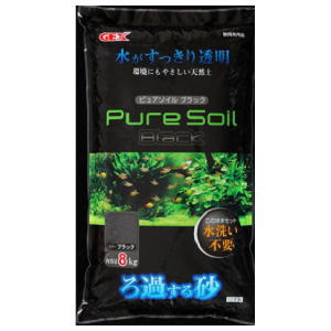 ジェックス GEX ピュアソイル ブラック 8ｋｇ