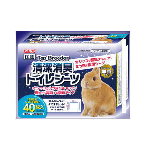 GEX ジェックス Top Breeder 清潔消臭トイレシーツ 40枚入り