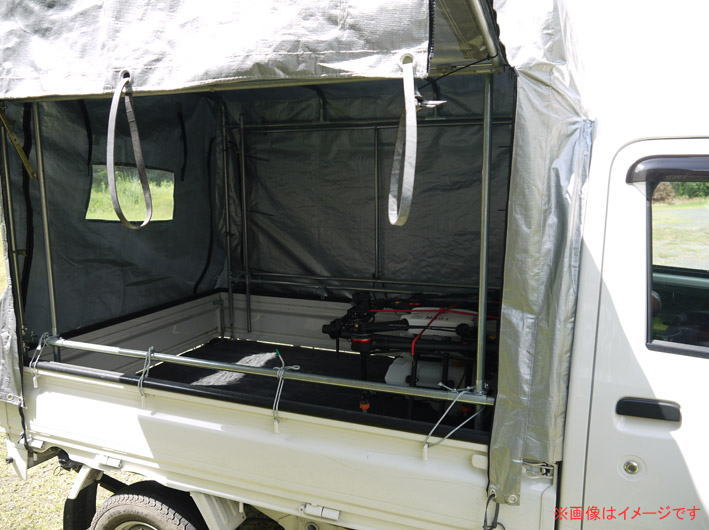 送料無料】南栄工業 軽トラ幌セット KH-7SVU 「2梱包」 【大型便・時間