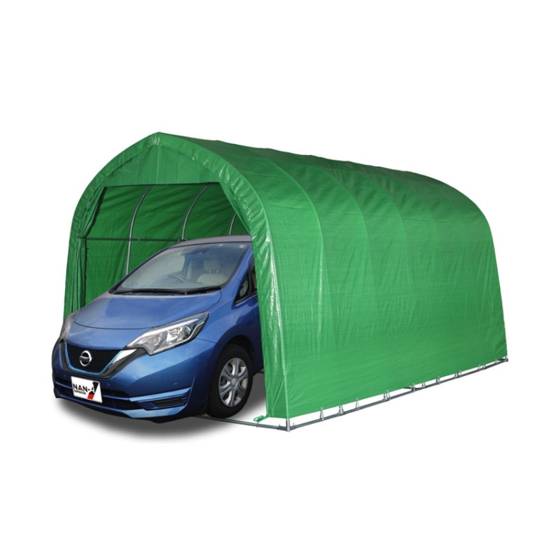 【送料無料】南栄工業 パイプ車庫 パイプベース式 WP778MMG 「4梱包」 【大型便・時間指定不可】