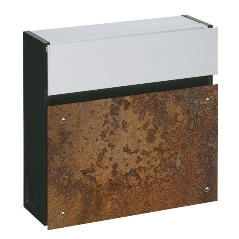 【送料無料】丸三タカギ フェイサス フラットタイプ NFS-11-N 鉄サビ ポスト