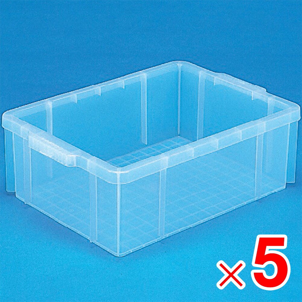 s様ご依頼用23 送料無料】【法人限定】サンコー サンボックス＃23-3 透明 5個