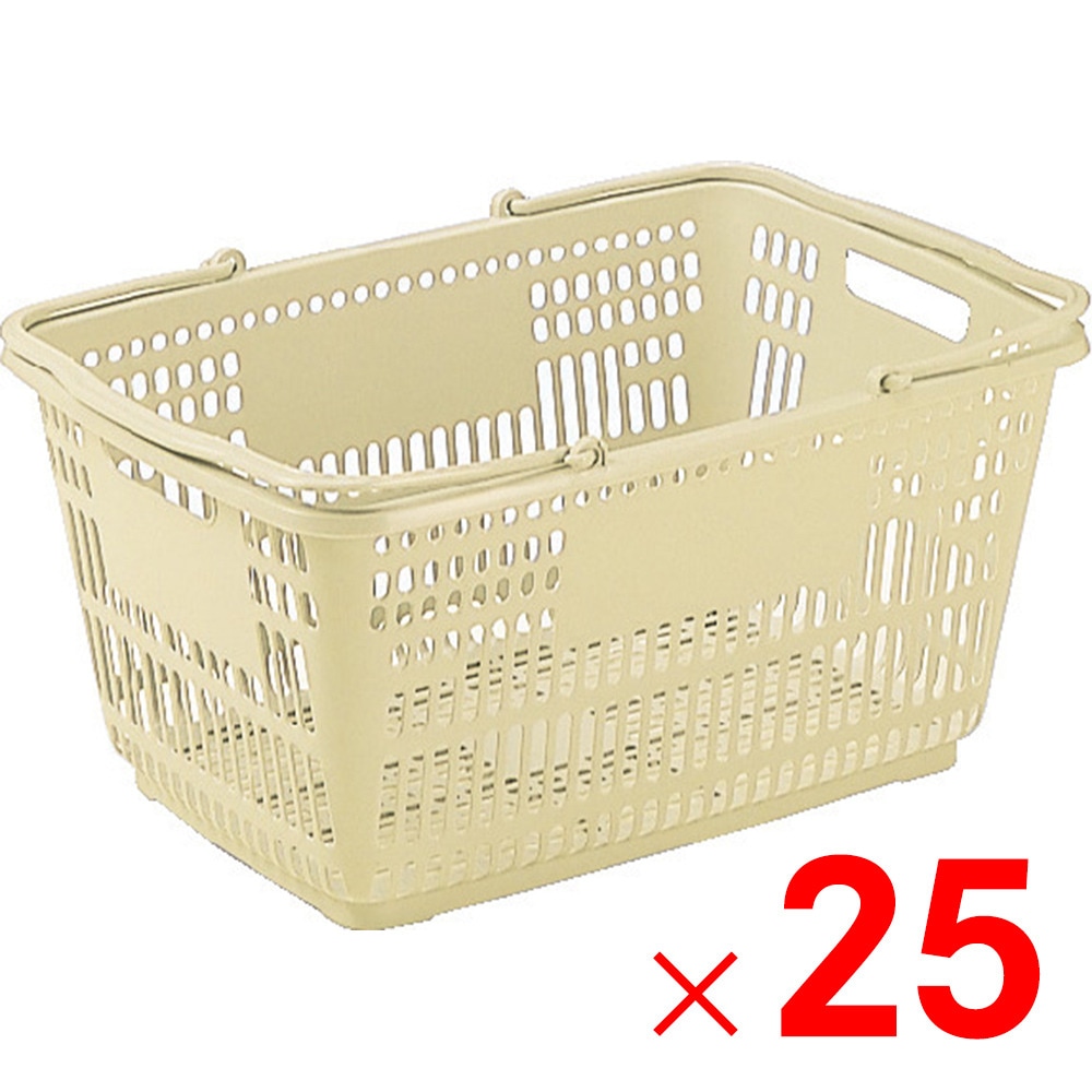 【送料無料】【法人限定】サンコー サンショップカーゴ 大 把手付き Aグレー 25個 103096 セット販売 【メーカー直送・代引不可・置配不可】