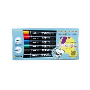 ホリゾン Tマーカーペン スタンダードカラー 6色セット [旧太陽精機］