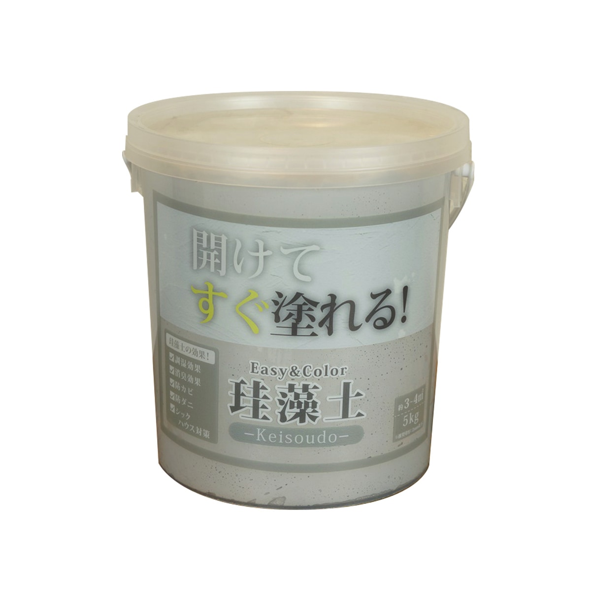 【送料無料】ワンウィル EASY＆COLOR 珪藻土 5kg グレー