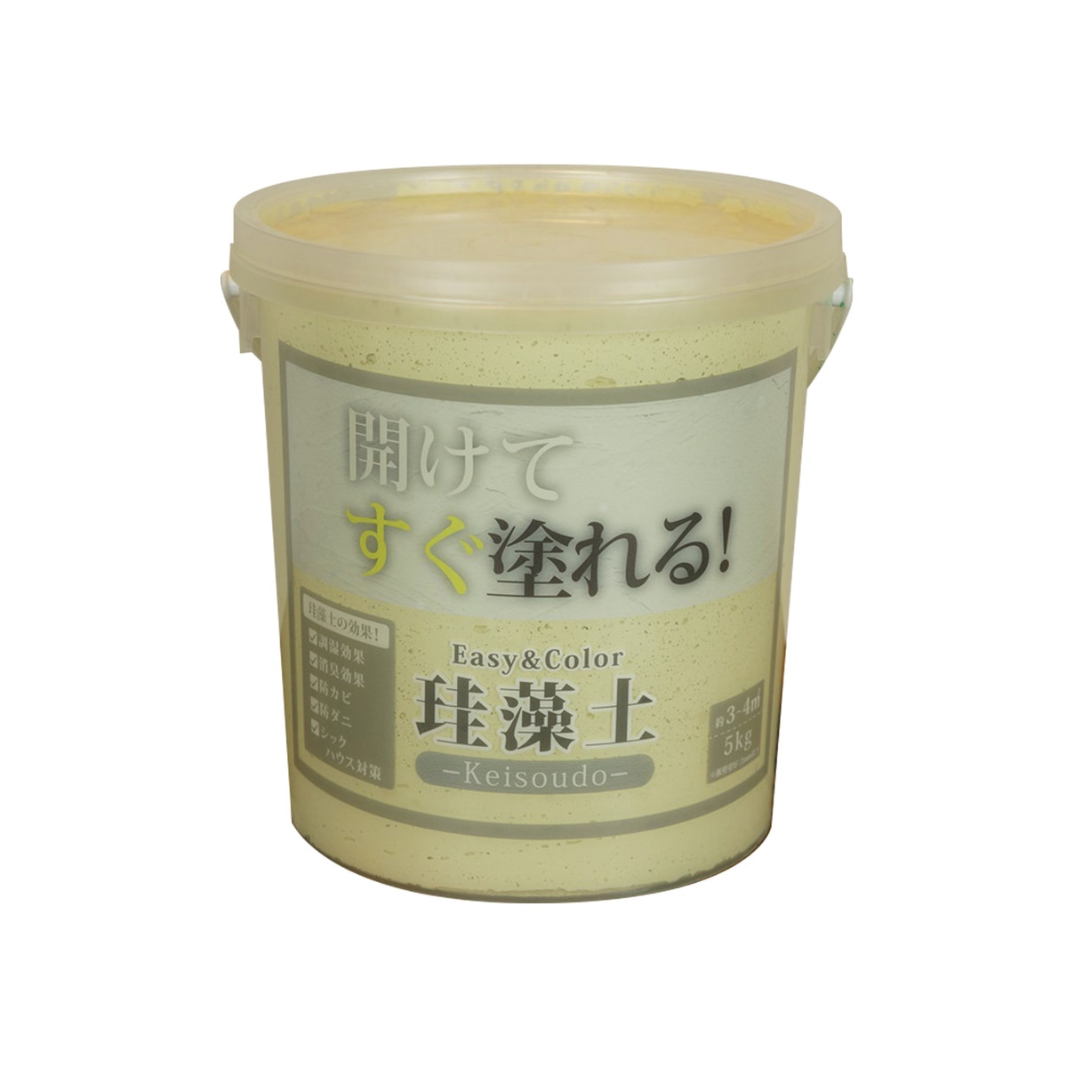 【送料無料】ワンウィル EASY＆COLOR 珪藻土 5kg ベージュ