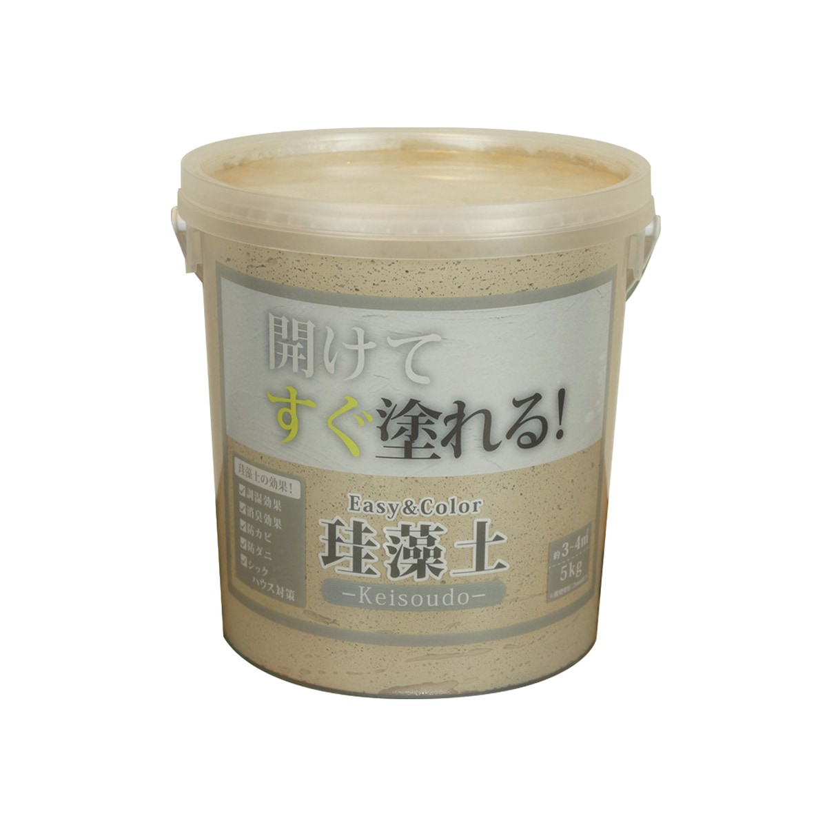 【送料無料】ワンウィル EASY＆COLOR 珪藻土 5kg キャメル