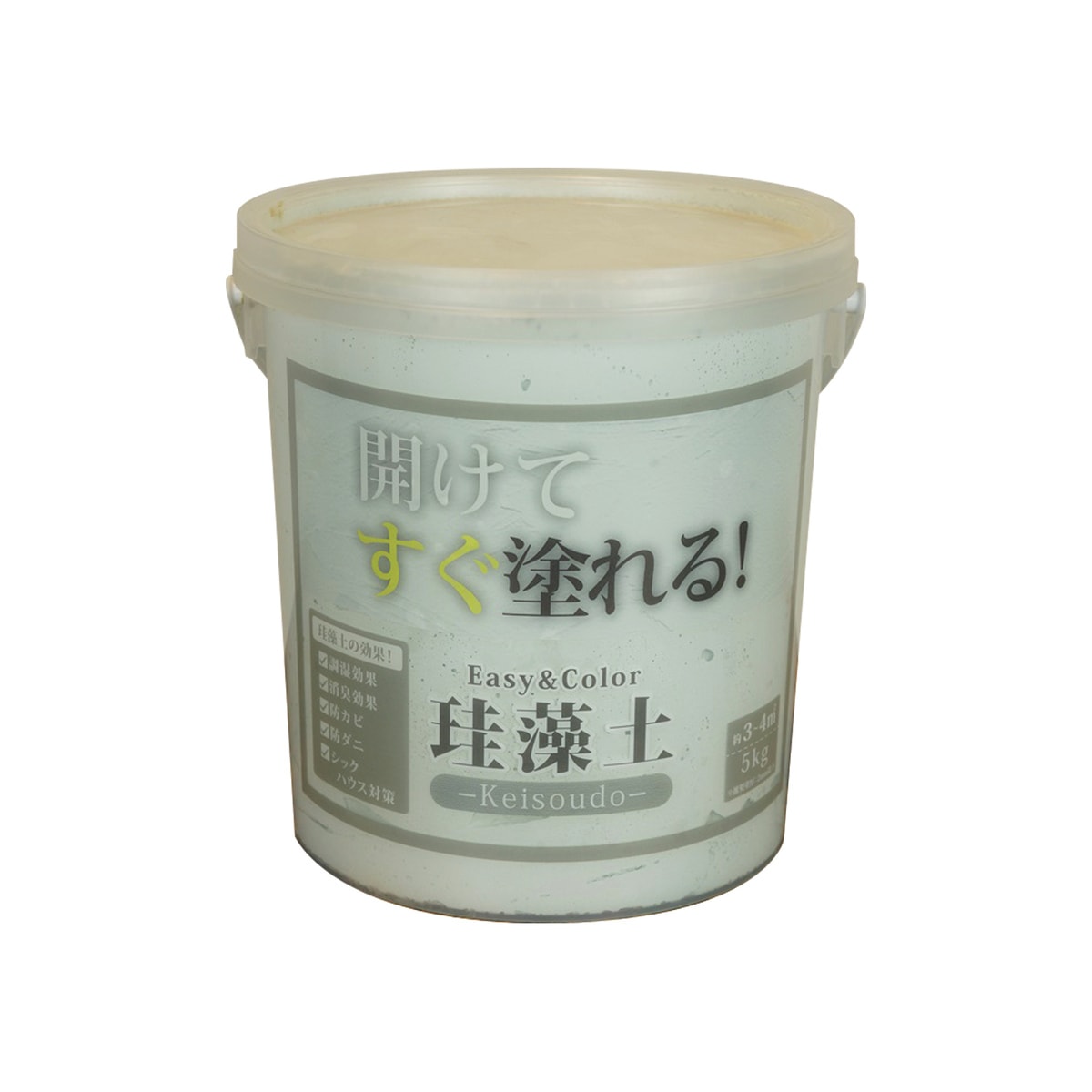 【送料無料】ワンウィル EASY＆COLOR 珪藻土 5kg ライトブルー