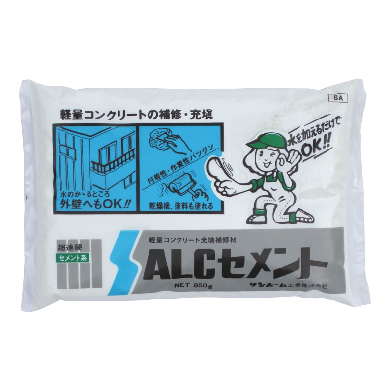 サンホーム ＡＬＣセメント 白色 850g BA