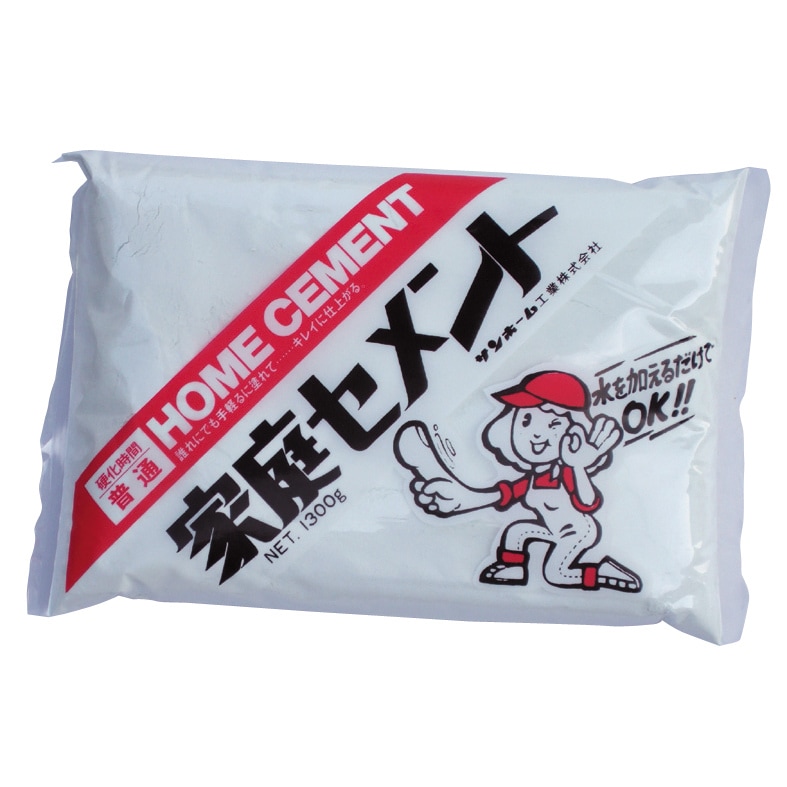 サンホーム 家庭セメント （普通） 白色1.3kg CCW1.3