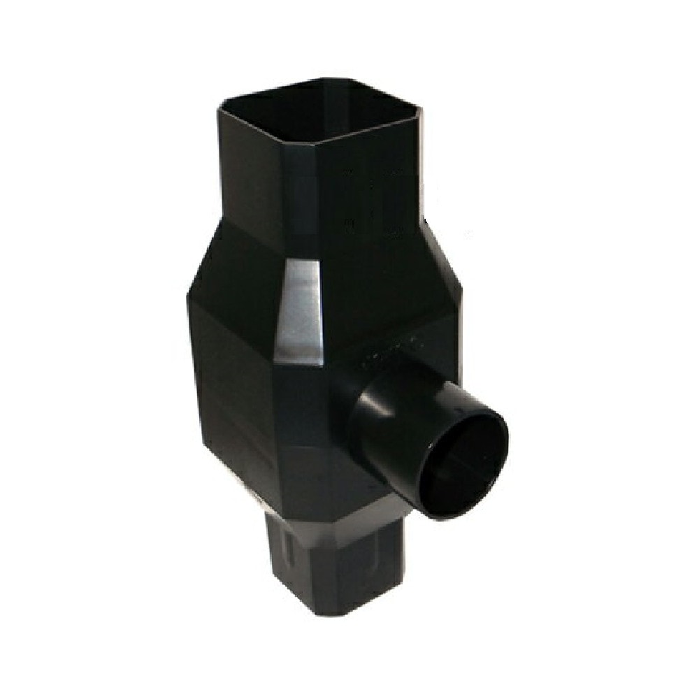 【送料無料】雨音くん ジェットライン Ｔ15専用 集水継手 黒 BK15