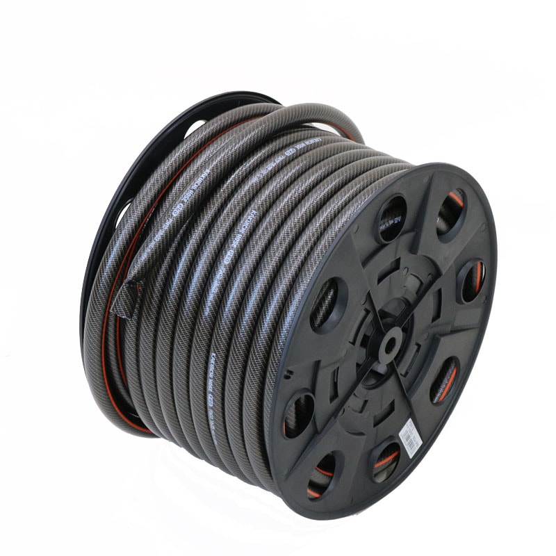 【送料無料】カクイチ 散水用ホース 内径18mm×外径23mm 50M PRO ブラック＋オレンジライン P341D