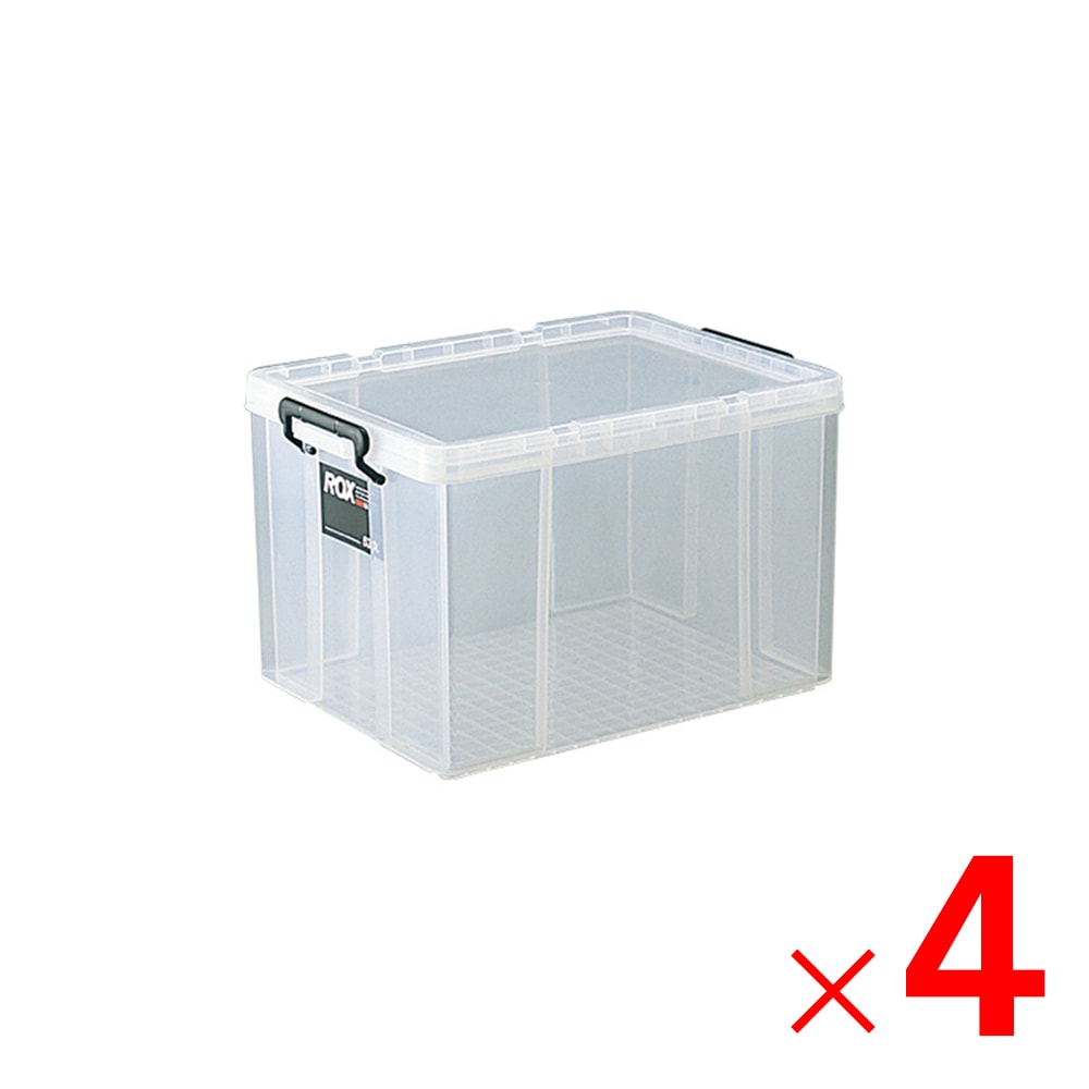 【送料無料】天馬 クローゼット収納 ロックス 530L 収納ケース×4個 ケース販売
