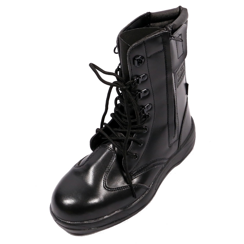 送料無料】ジプロア セーフティ長編みブーツ 半長靴 ファスナー付