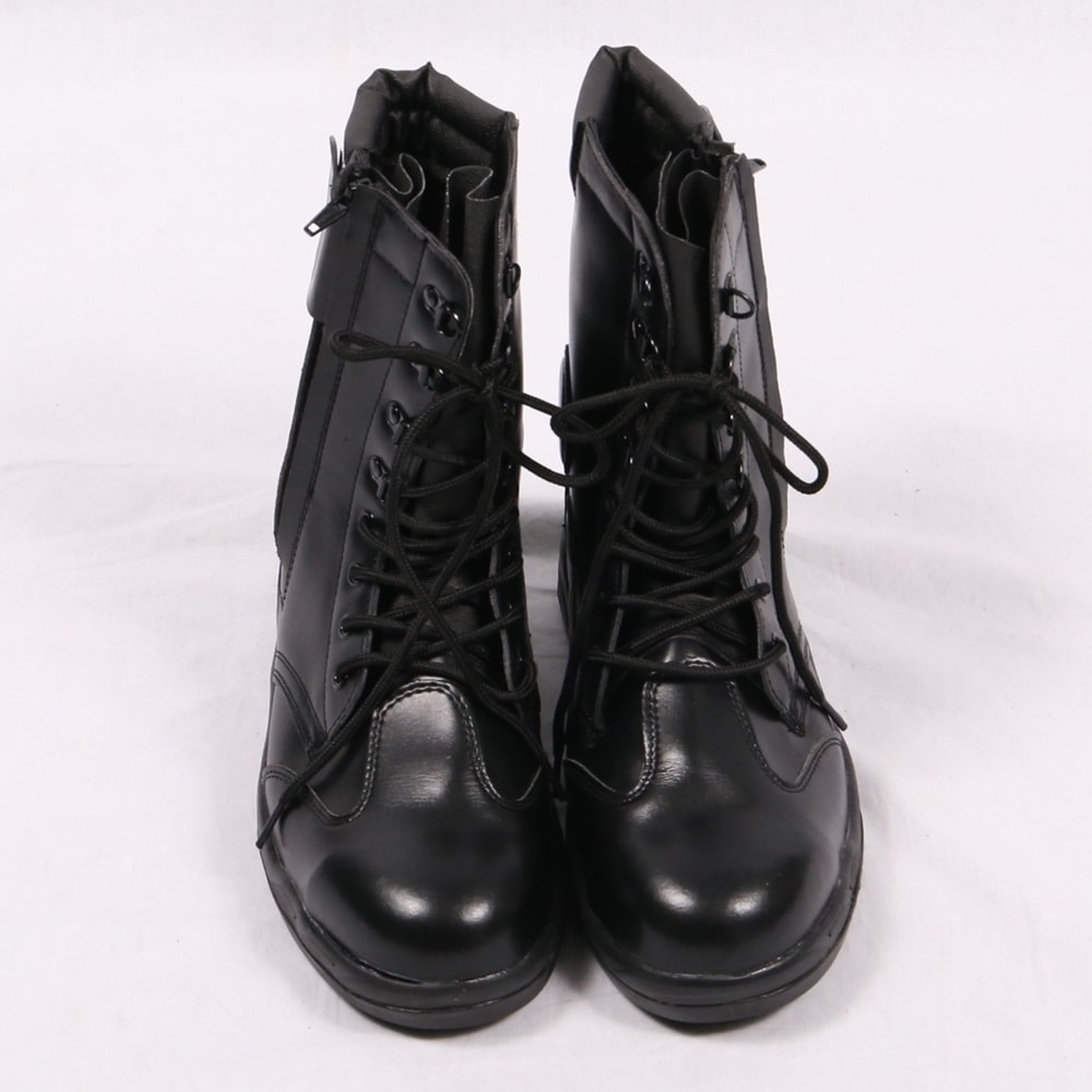 送料無料】ジプロア セーフティ長編みブーツ 半長靴 ファスナー付