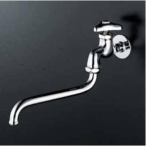 【送料無料】KVK 自在水栓 240mm自在パイプ付 コテイコマ仕様 寒冷地仕様 K3-R24