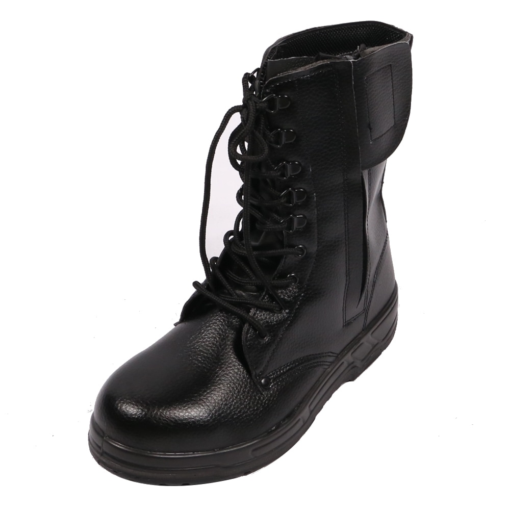 送料無料】ジプロア セーフティ長編みブーツ 半長靴 ファスナー付