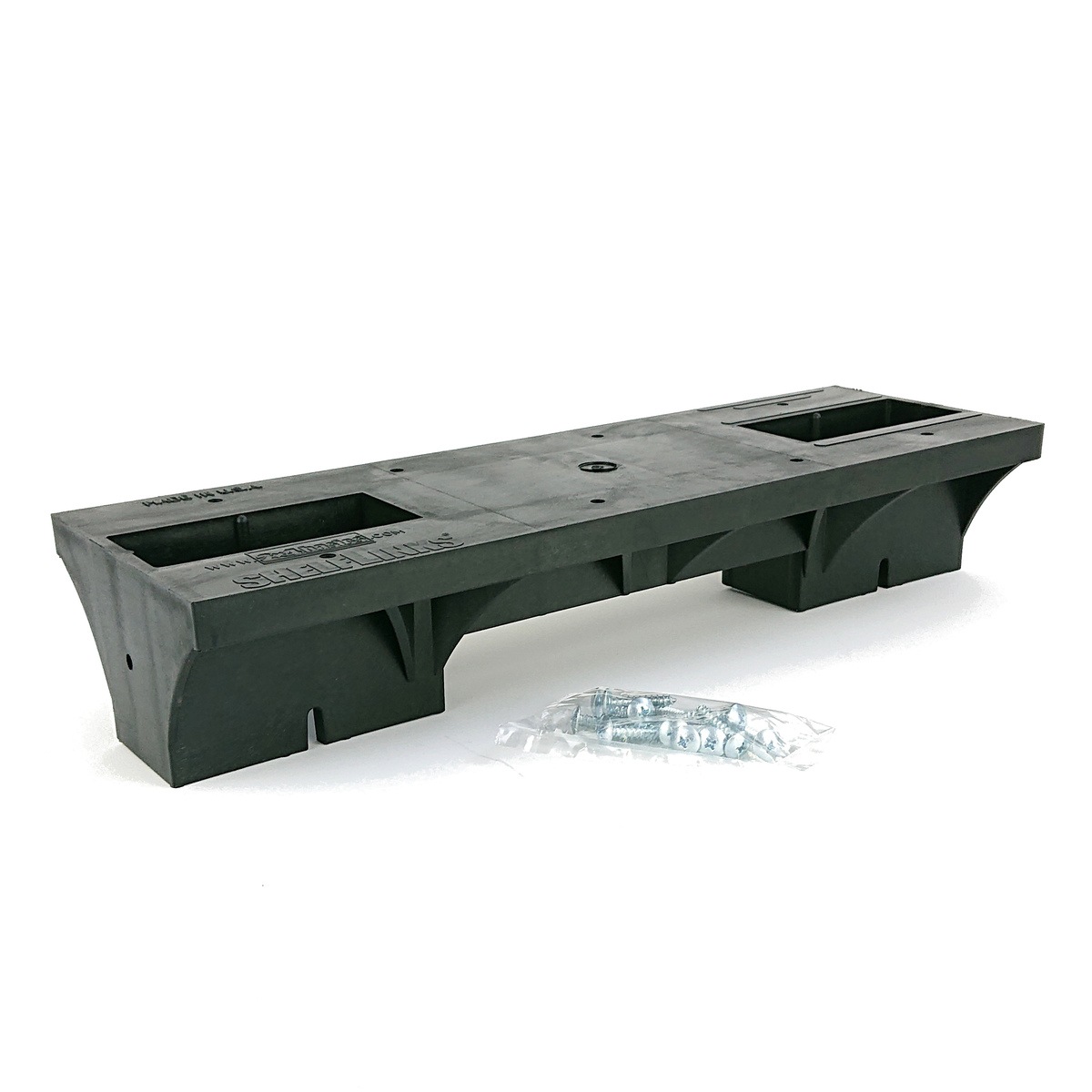 2 4材専用 Diy樹脂金具 シェルフリンクス ブラック 脚立 金物 資材 棚受け 補強金具 アークランドオンライン