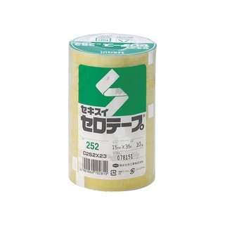 セキスイ セロテープ No.252 15mm×35M 10巻パック