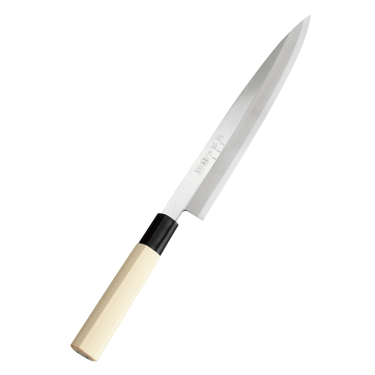 柳刃包丁 切付柳刃 VG-10 磨き 黒檀水牛柄 300mm – MUSASHI